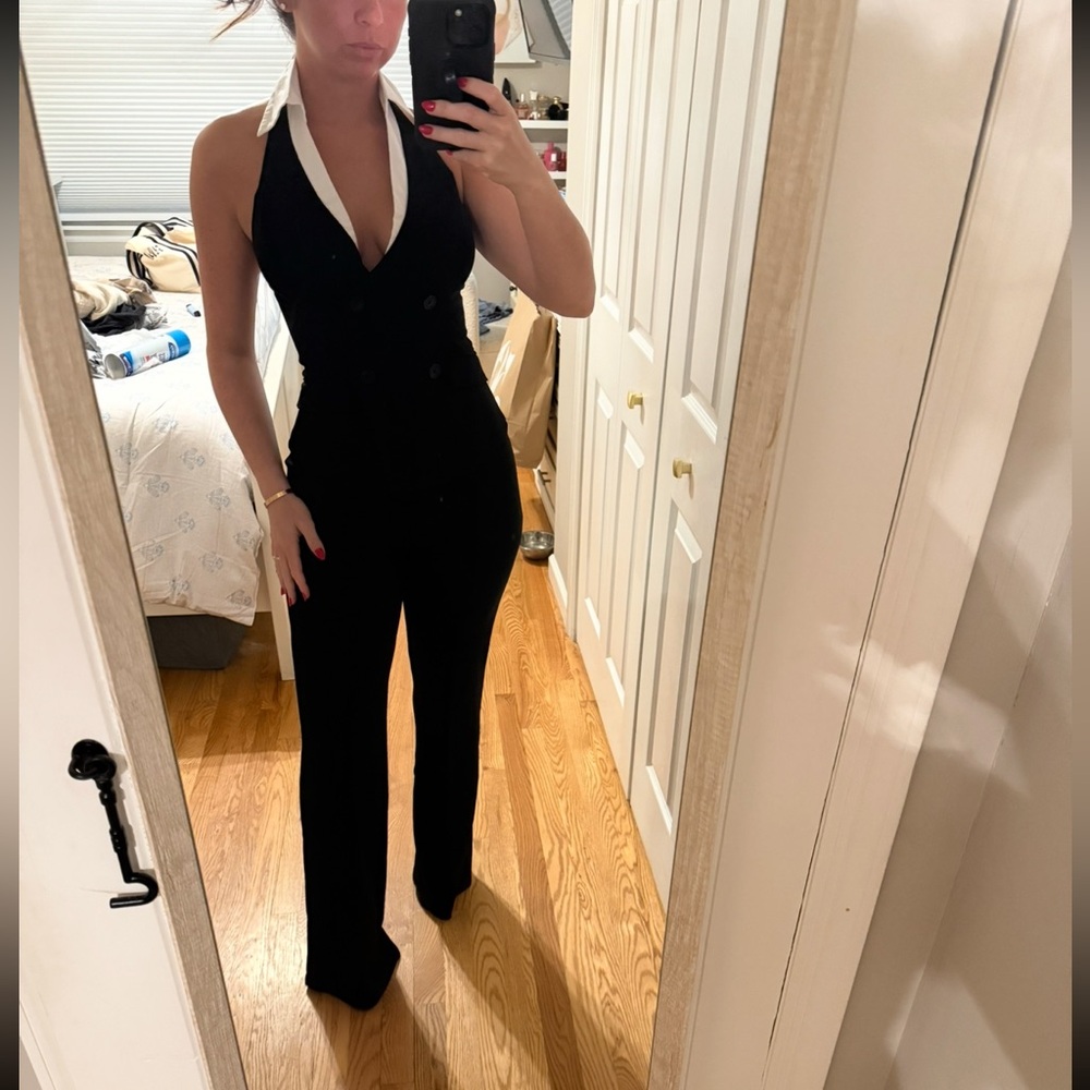 Black Halter Jumpsuit